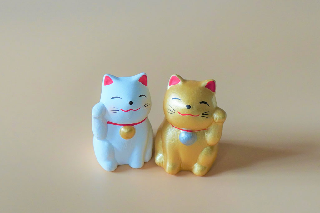 招き猫の色の意味は?
