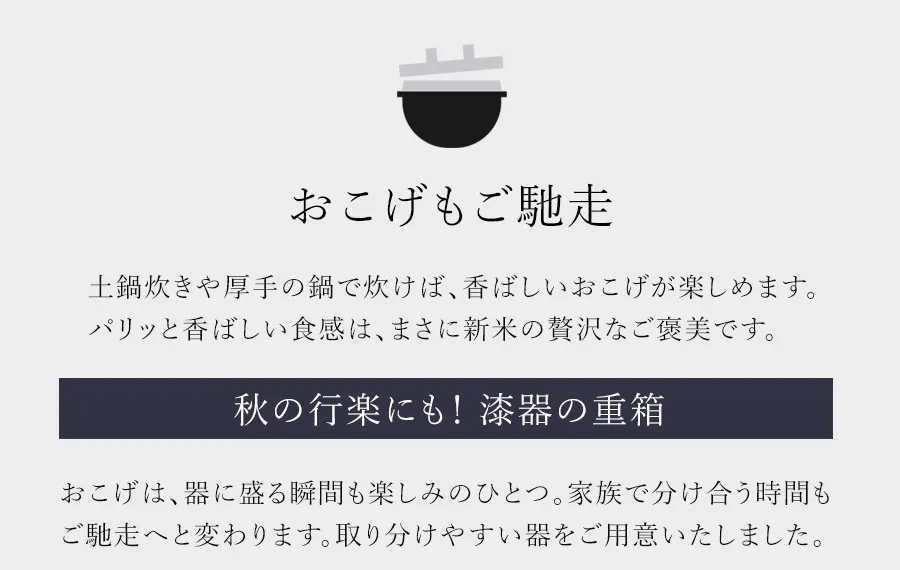 新米のおすすめの味わい方④おこげもご馳走