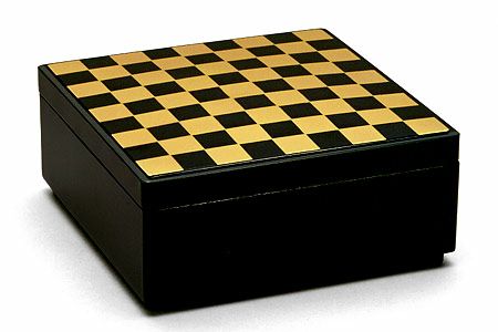 宮内庁御用達 漆器 山田平安堂】一ヶ重 市松（和菓子無し） | 漆器