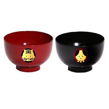 宮内庁御用達 漆器 山田平安堂
寿恵広鉢 鶴亀(ペア) 宮内庁御用達 漆器 山田平安堂】干支汁椀(蒔絵名入れなし