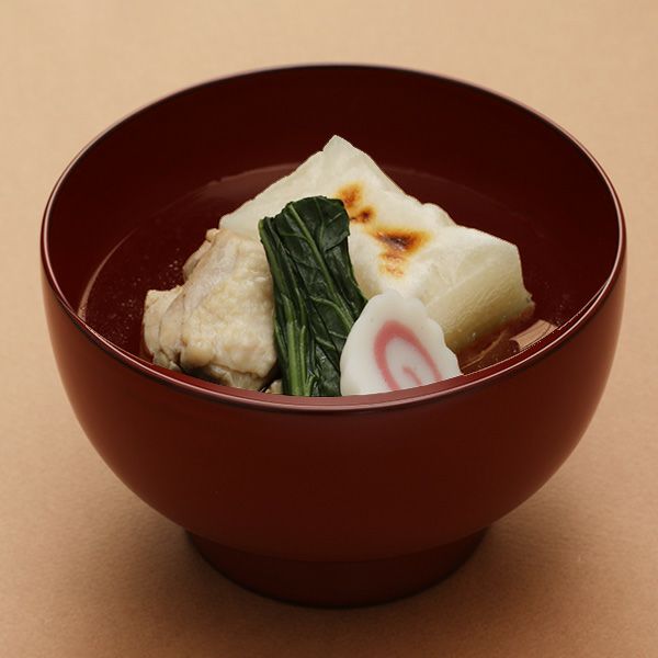漆器 雑煮椀 朱