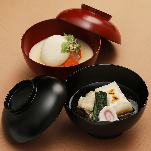 宮内庁御用達 漆器 山田平安堂】吸物椀／煮物椀 白檀 | 漆器 山田平安 