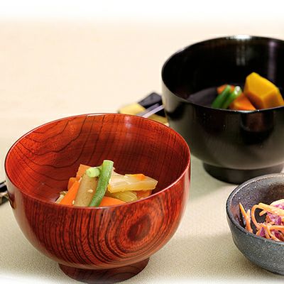〈新品未使用〉宮内庁御用達・山田平安堂・欅平筋(神代漆)大椀 30%off❗〈新品未使用〉宮内庁御用達・山田平安堂・欅平筋(神代