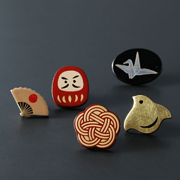 男性への贈り物に人気の「ラペルピン」｜宮内庁御用達 漆器 山田平安堂