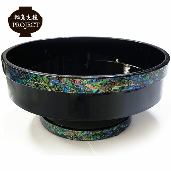 輪島塗螺鈿文机 輪島塗螺鈿文机