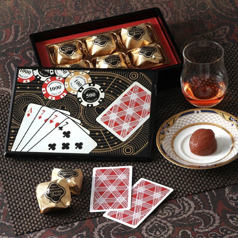 東京風月堂マロングラッセと小箱ポーカーのセット │ 宮内庁御用達